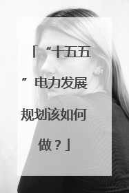 “十五五”电力发展规划该如何做？