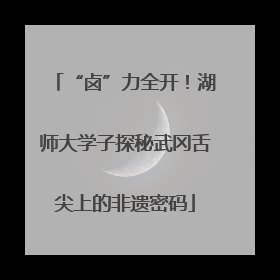 “卤”力全开！湖师大学子探秘武冈舌尖上的非遗密码