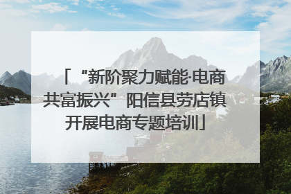 “新阶聚力赋能·电商共富振兴”阳信县劳店镇开展电商专题培训