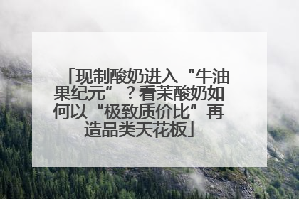 现制酸奶进入“牛油果纪元”？看茉酸奶如何以“极致质价比”再造品类天花板