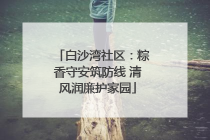 白沙湾社区：粽香守安筑防线 清风润廉护家园