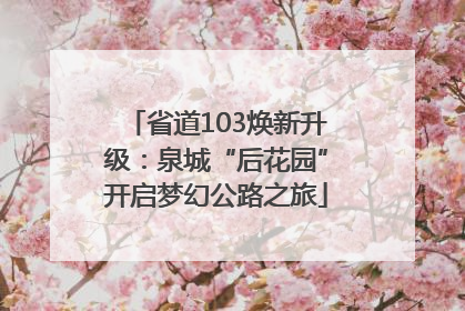 省道103焕新升级：泉城“后花园”开启梦幻公路之旅