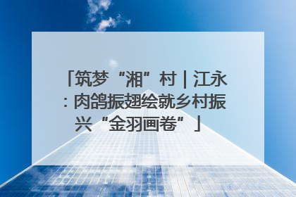 筑梦“湘”村｜江永：肉鸽振翅绘就乡村振兴“金羽画卷”