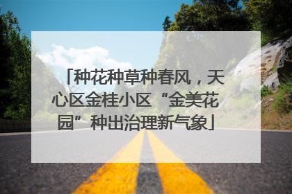 种花种草种春风，天心区金桂小区“金美花园”种出治理新气象