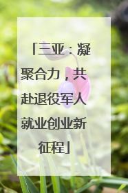 三亚:凝聚合力,共赴退役军人就业创业新征程