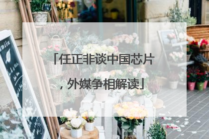 任正非谈中国芯片，外媒争相解读