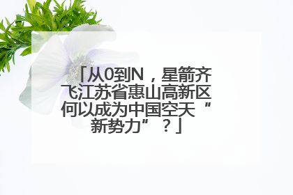 从0到N，星箭齐飞江苏省惠山高新区何以成为中国空天“新势力”？