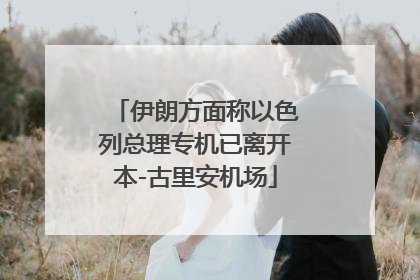 伊朗方面称以色列总理专机已离开本-古里安机场