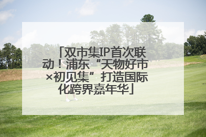 双市集IP首次联动！浦东“天物好市×初见集”打造国际化跨界嘉年华