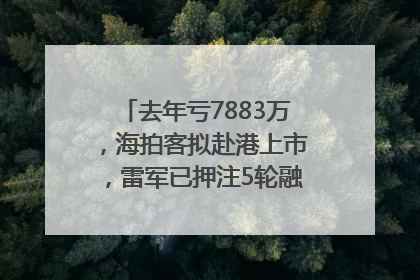 去年亏7883万，海拍客拟赴港上市，雷军已押注5轮融资｜IPO直通车