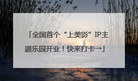 全国首个“上美影”IP主题乐园开业！快来打卡→