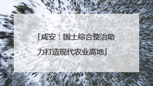 咸安：国土综合整治助力打造现代农业高地
