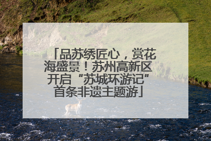品苏绣匠心，赏花海盛景！苏州高新区开启“苏城环游记”首条非遗主题游
