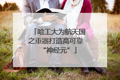 哈工大为航天国之重器打造高可靠“神经元”