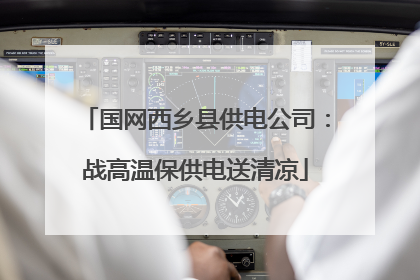 国网西乡县供电公司：战高温保供电送清凉