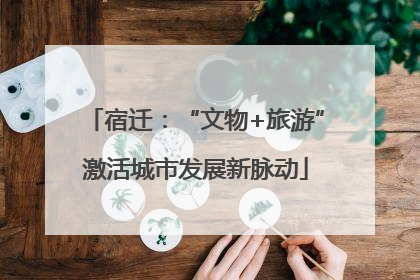 宿迁：“文物+旅游”激活城市发展新脉动