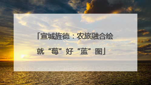 宣城旌德：农旅融合绘就“莓”好“蓝”图