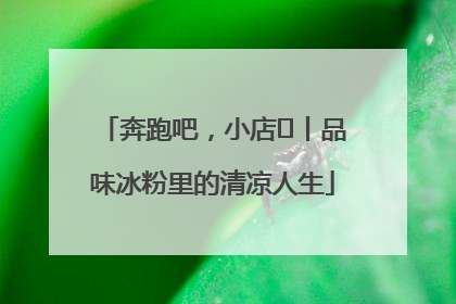 奔跑吧，小店㊴丨品味冰粉里的清凉人生