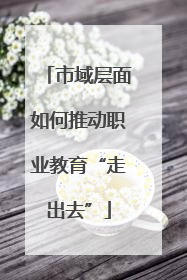 市域层面如何推动职业教育“走出去”