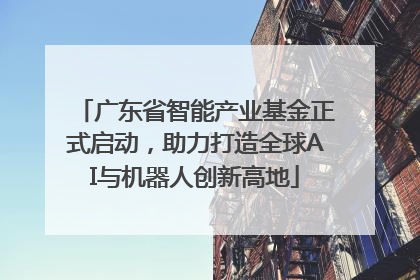 广东省智能产业基金正式启动，助力打造全球AI与机器人创新高地