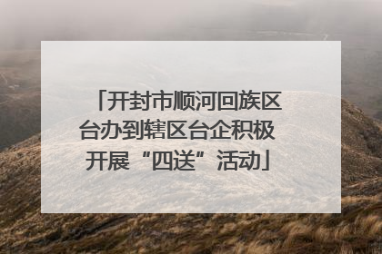 开封市顺河回族区台办到辖区台企积极开展“四送”活动