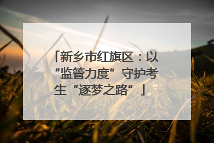 新乡市红旗区：以“监管力度”守护考生“逐梦之路”