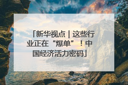 新华视点｜这些行业正在“爆单”！中国经济活力密码