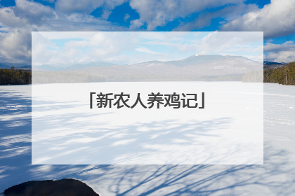 新农人养鸡记