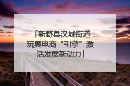 新野县汉城街道：玩具电商“引擎”激活发展新动力
