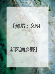 潍坊：文明新风润乡野