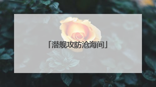 潜舰攻防沧海间