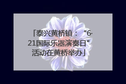 泰兴黄桥镇：“6·21国际乐器演奏日”活动在黄桥举办
