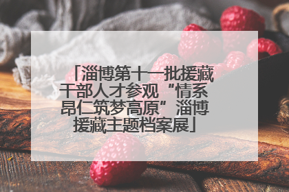 淄博第十一批援藏干部人才参观“情系昂仁筑梦高原”淄博援藏主题档案展