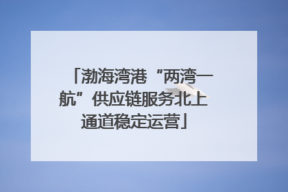 渤海湾港“两湾一航”供应链服务北上通道稳定运营