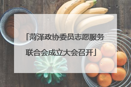 菏泽政协委员志愿服务联合会成立大会召开