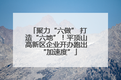 聚力“六做” 打造“六地”！平顶山高新区企业开办跑出“加速度”