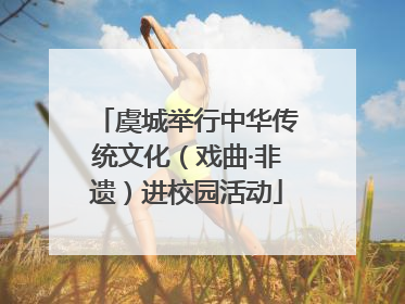 虞城举行中华传统文化（戏曲·非遗）进校园活动