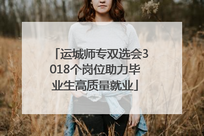 运城师专双选会3018个岗位助力毕业生高质量就业