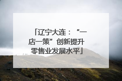 辽宁大连：“一店一策”创新提升零售业发展水平
