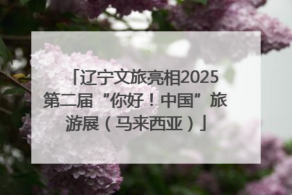 辽宁文旅亮相2025第二届“你好！中国”旅游展（马来西亚）