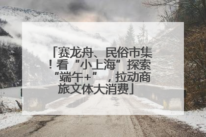 赛龙舟、民俗市集！看“小上海”探索“端午+”，拉动商旅文体大消费