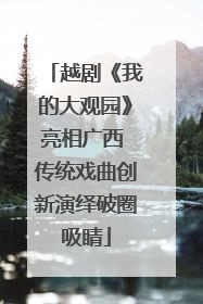 越剧《我的大观园》亮相广西 传统戏曲创新演绎破圈吸睛