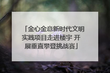 金心金意新时代文明实践项目走进楼宇 开展垂直攀登挑战赛
