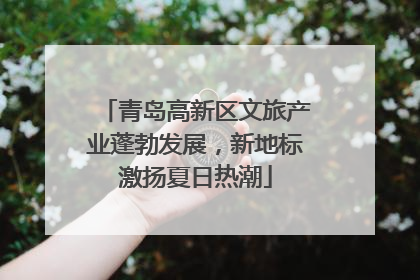 青岛高新区文旅产业蓬勃发展，新地标激扬夏日热潮