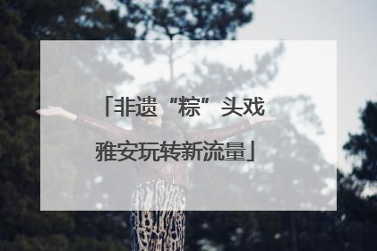 非遗“粽”头戏 雅安玩转新流量