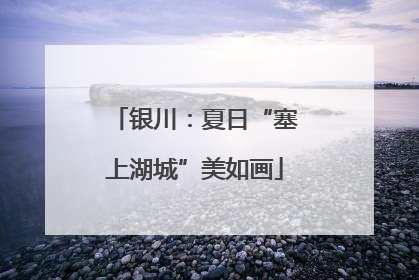 银川：夏日“塞上湖城”美如画