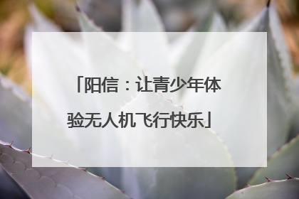 阳信：让青少年体验无人机飞行快乐