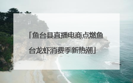 鱼台县直播电商点燃鱼台龙虾消费季新热潮