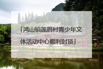 鸿山镇莲厝村青少年文体活动中心顺利封顶