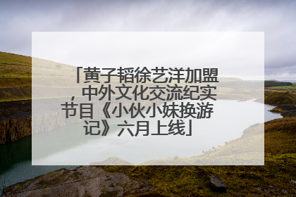 黄子韬徐艺洋加盟，中外文化交流纪实节目《小伙小妹换游记》六月上线
